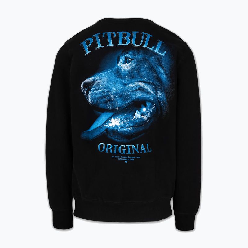 Férfi pulóver Pitbull Crewneck Midnight black 6