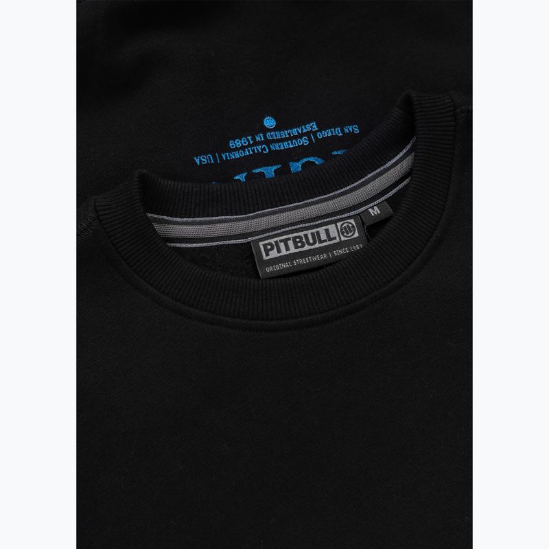 Férfi pulóver Pitbull Crewneck Midnight black 7