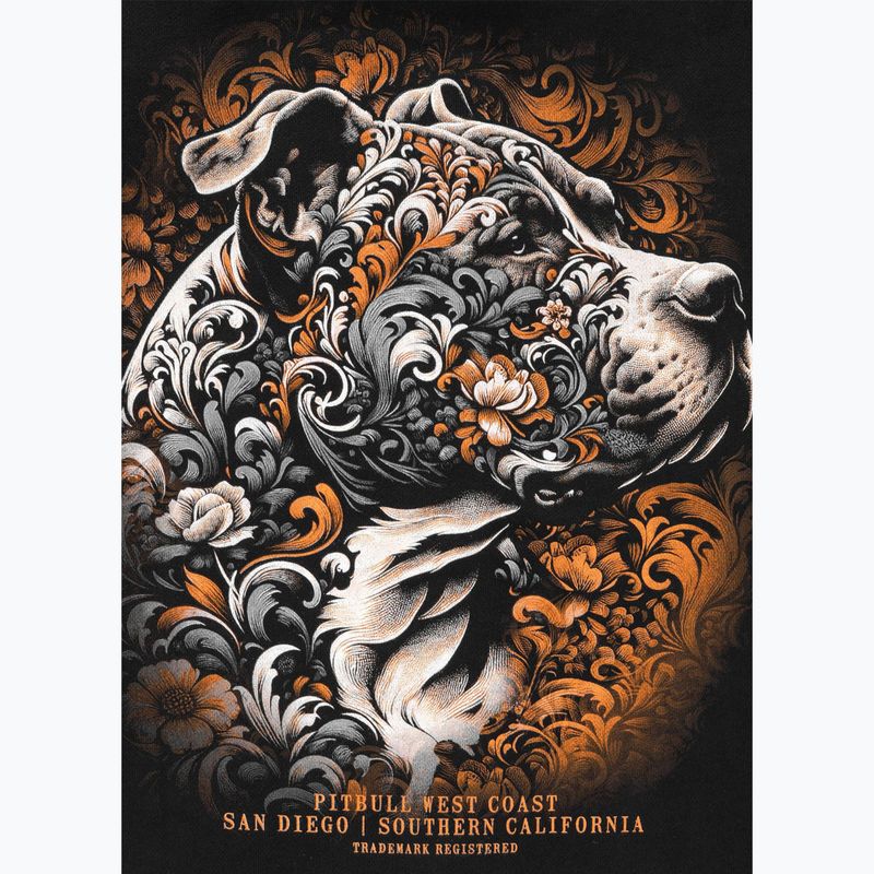 Férfi pulóver Pitbull Tattoo Hooded black 5