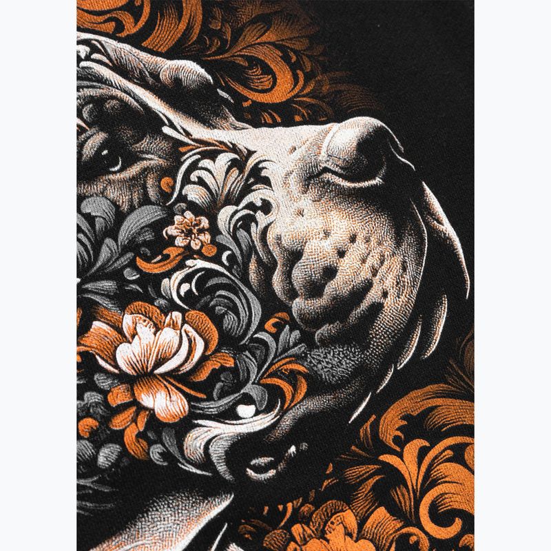 Férfi pulóver Pitbull Tattoo Hooded black 6