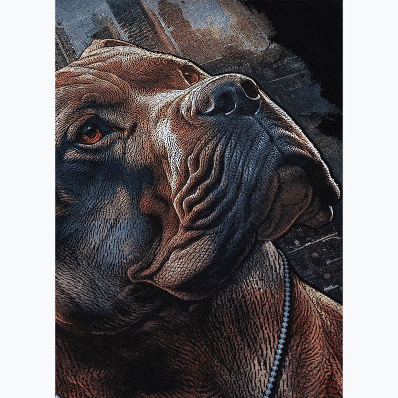 Férfi pulóver Pitbull Hero Hooded black 9