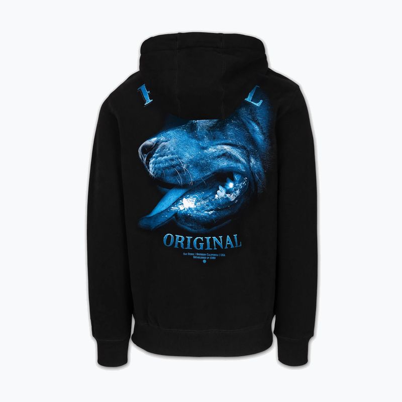 Férfi kapucnis pulóver Pitbull Midnight Hooded black 5