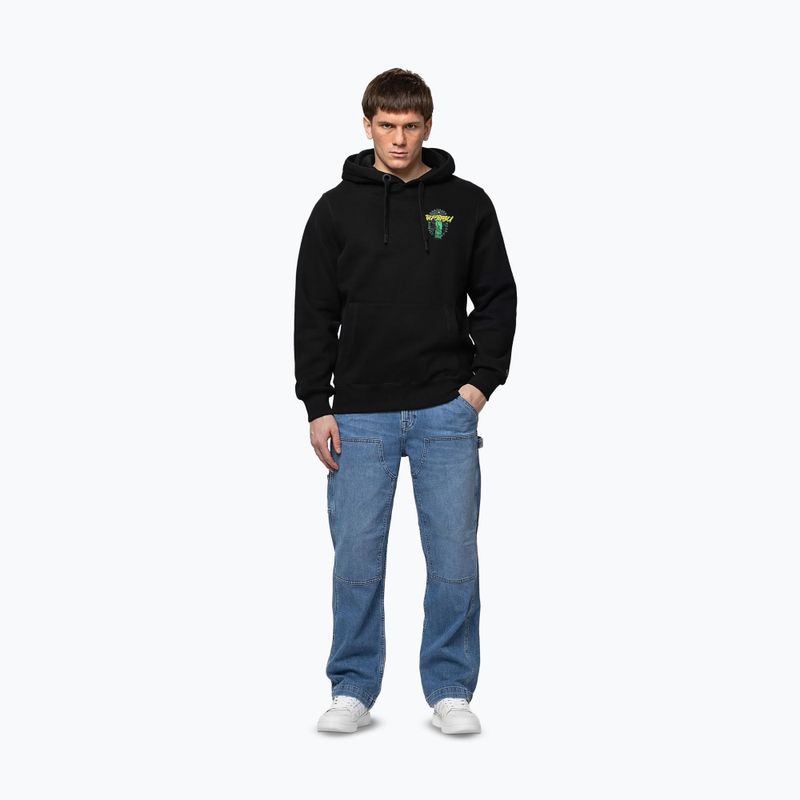 Férfi kapucnis pulóver Pitbull Bjj Fight Dvsn Hooded black 2