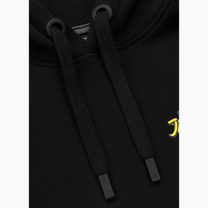 Férfi kapucnis pulóver Pitbull Bjj Fight Dvsn Hooded black 3