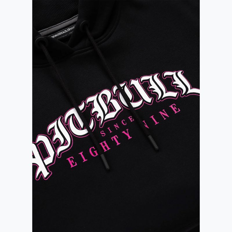 Női pulóver Pitbull Tattoo Hooded black 7