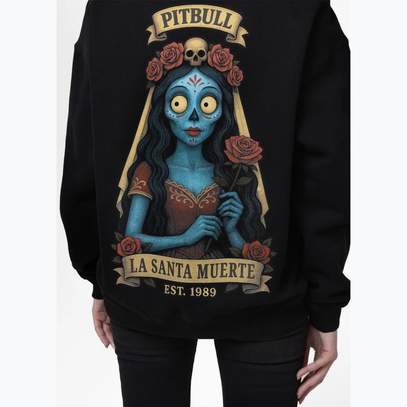 Női kapucnis pulóver Pitbull La Santa Muerte Hooded black 4