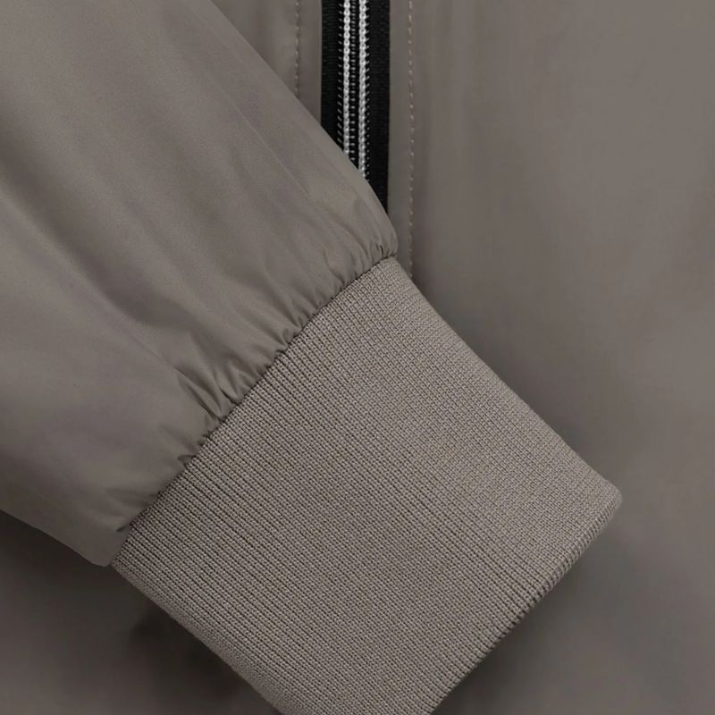 Férfi kabát Pitbull Athletic Logo Nylon Hooded taupe 12