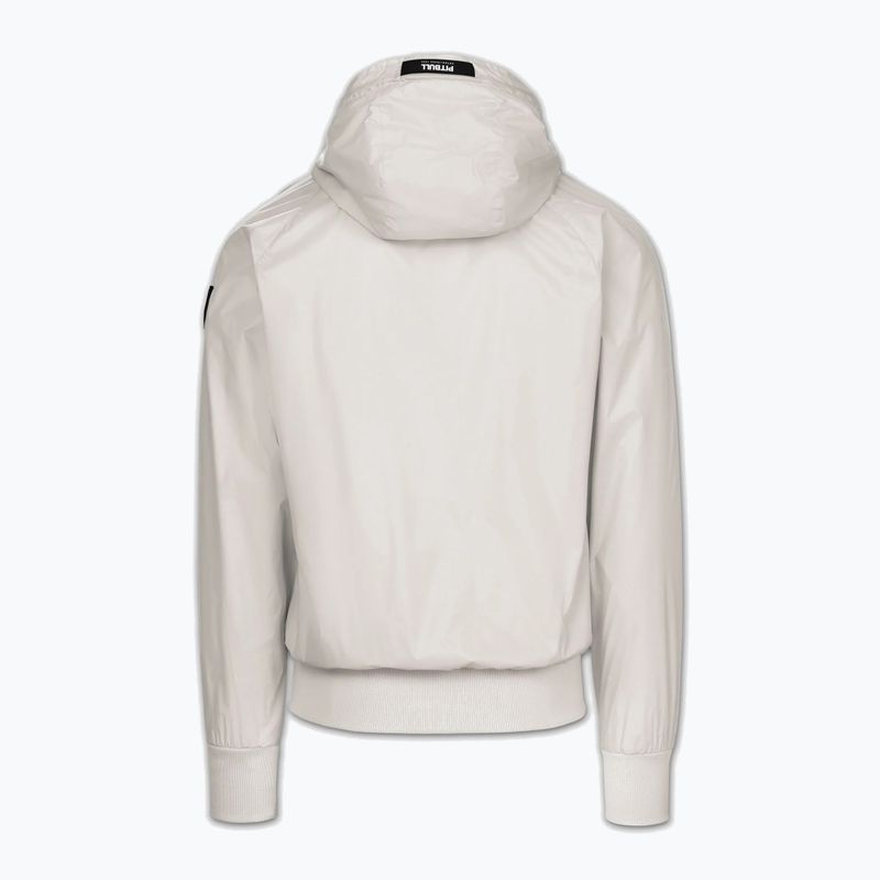 Férfi kabát Pitbull Athletic Logo Nylon Hooded light sand 6