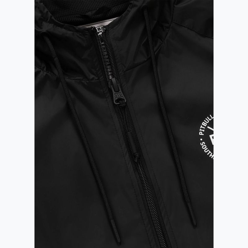 Férfi kabát Pitbull Athletic Tape Nylon Hooded black 5