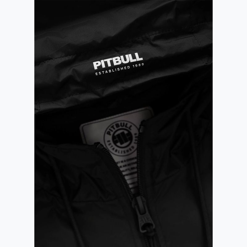 Férfi kabát Pitbull Athletic Tape Nylon Hooded black 6