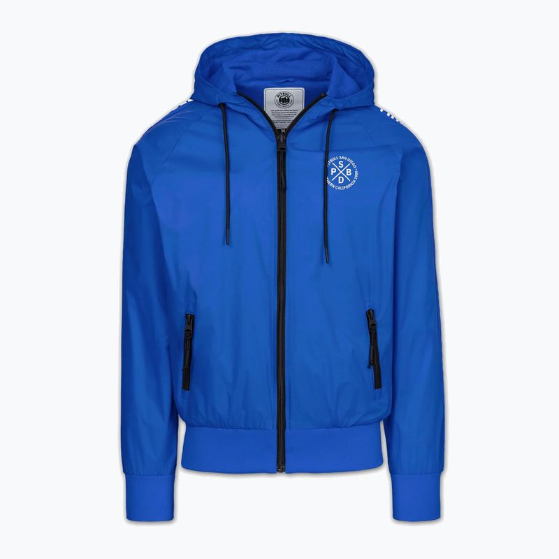 Férfi kabát Pitbull Athletic Tape Nylon Hooded electric blue 5
