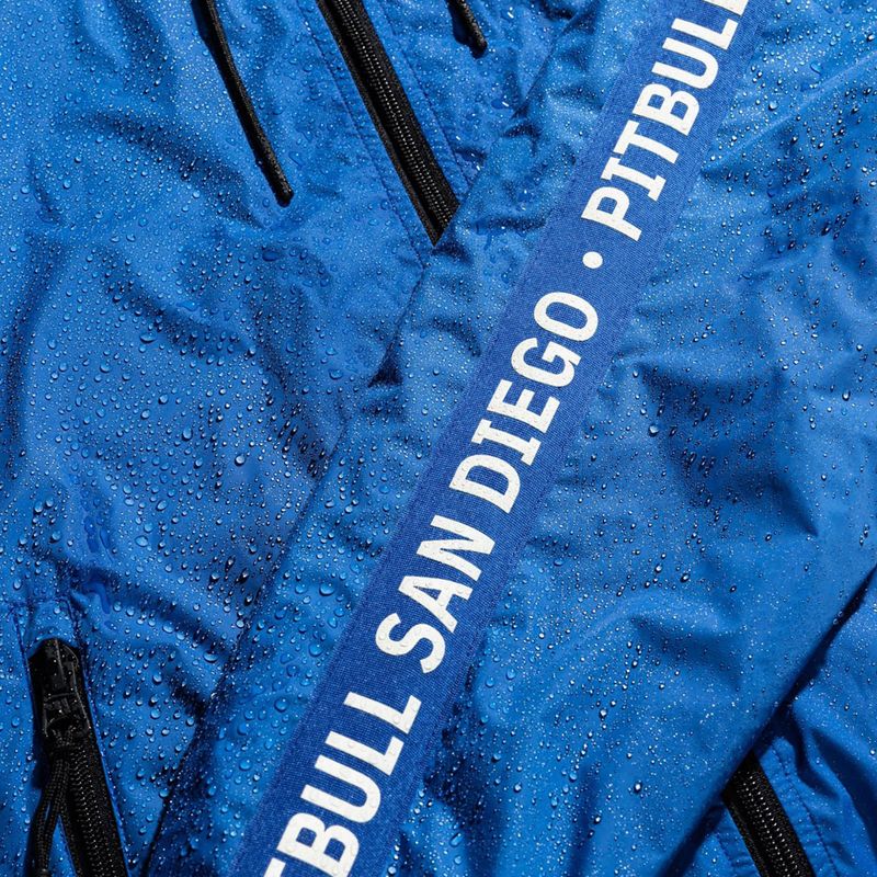 Férfi kabát Pitbull Athletic Tape Nylon Hooded electric blue 13
