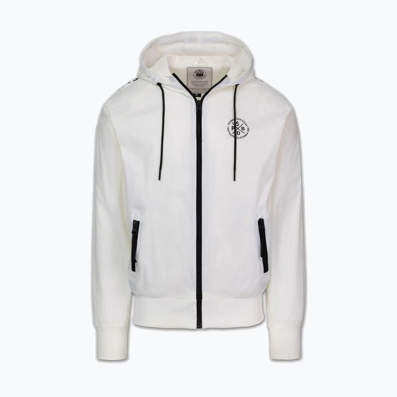 Férfi kabát Pitbull Athletic Tape Nylon Hooded off white 4