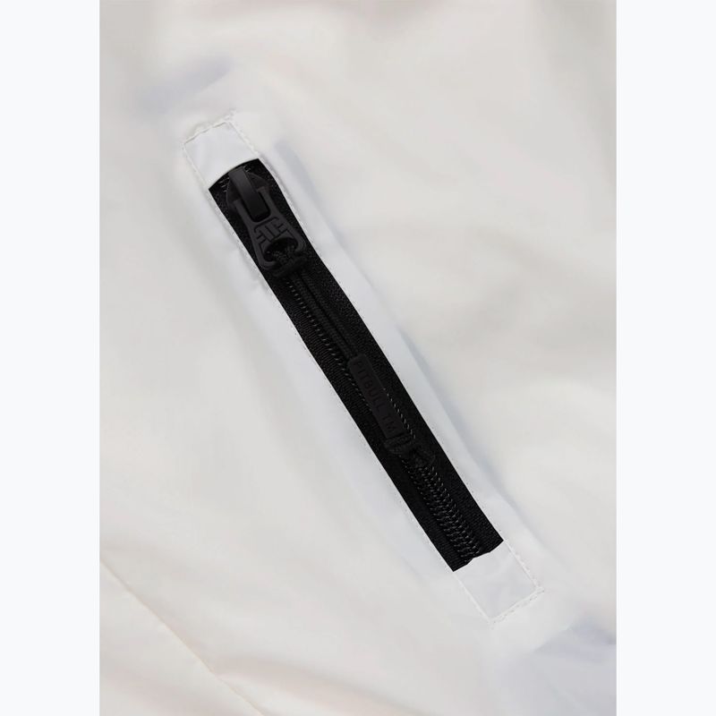 Férfi kabát Pitbull Athletic Tape Nylon Hooded off white 11
