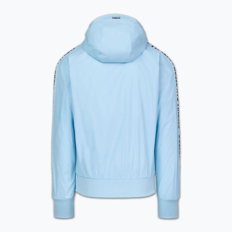 Férfi kabát Pitbull Athletic Tape Nylon Hooded light blue 6