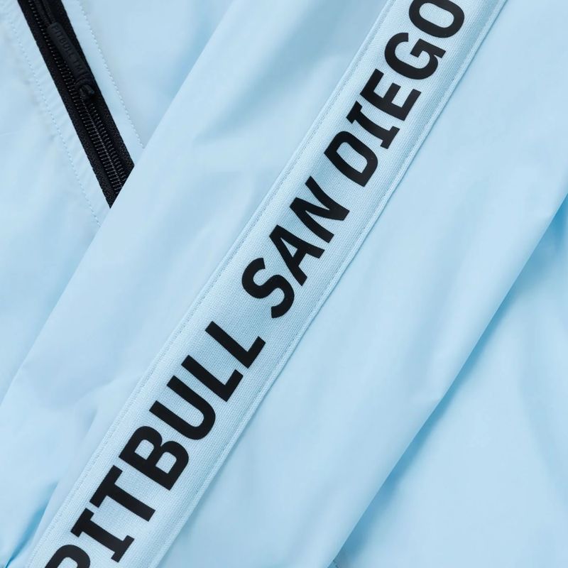 Férfi kabát Pitbull Athletic Tape Nylon Hooded light blue 10