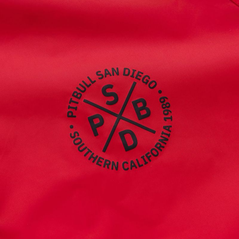 Férfi kabát Pitbull Athletic Tape Nylon Hooded red 10