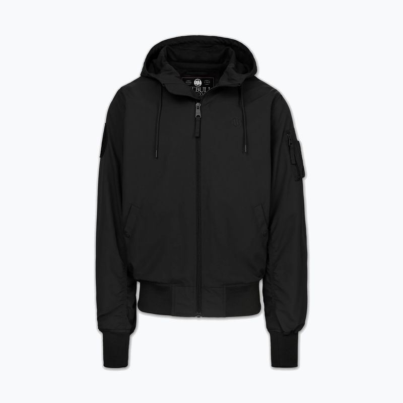 Férfi kabát Pitbull Hooper Hooded black 5