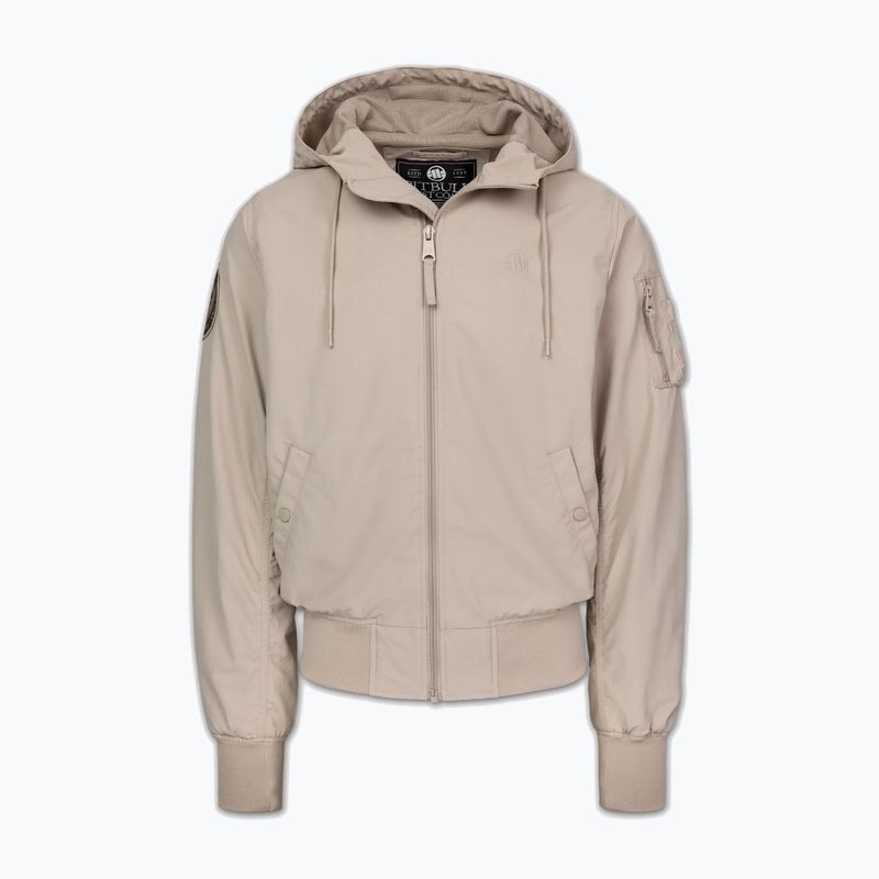 Férfi kabát Pitbull Hooper Hooded sand 5