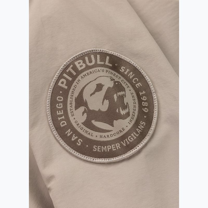 Férfi kabát Pitbull Hooper Hooded sand 10