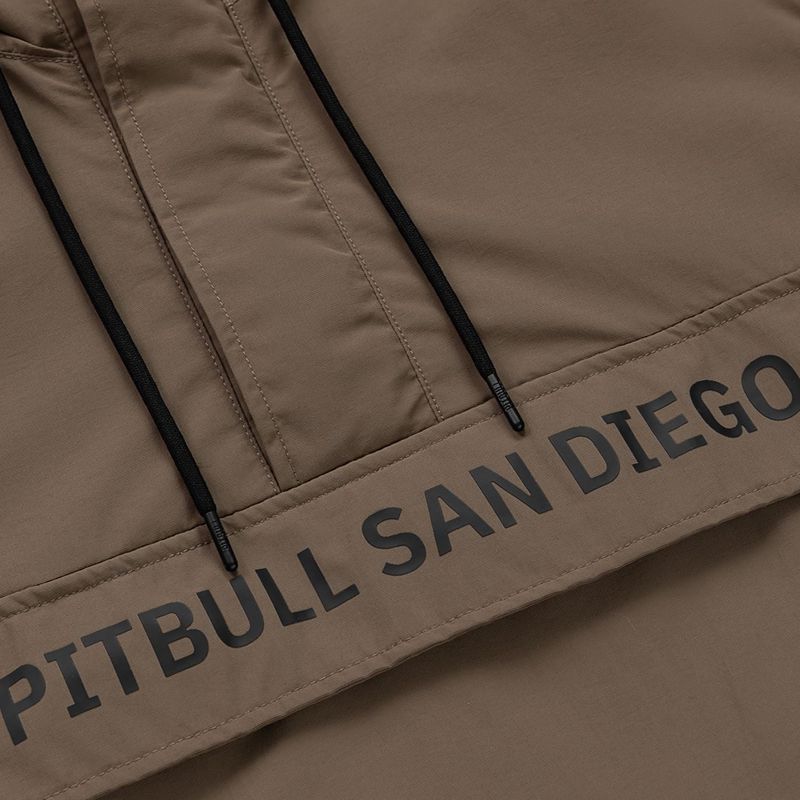 Férfi kabát Pitbull Meandro Kangaroo dark brown 12