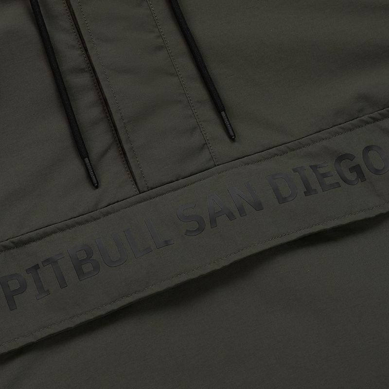 Férfi kabát Pitbull Meandro Kangaroo dark olive 7