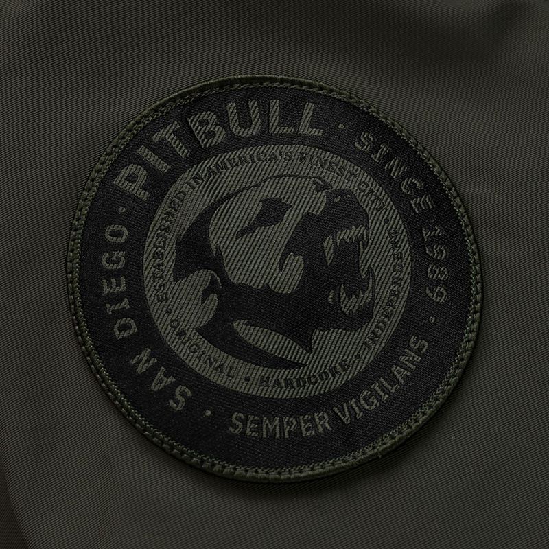 Férfi kabát Pitbull Meandro Kangaroo dark olive 10