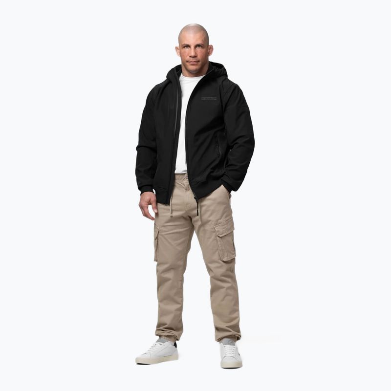Férfi kabát Pitbull Roscoe Softshell black 2