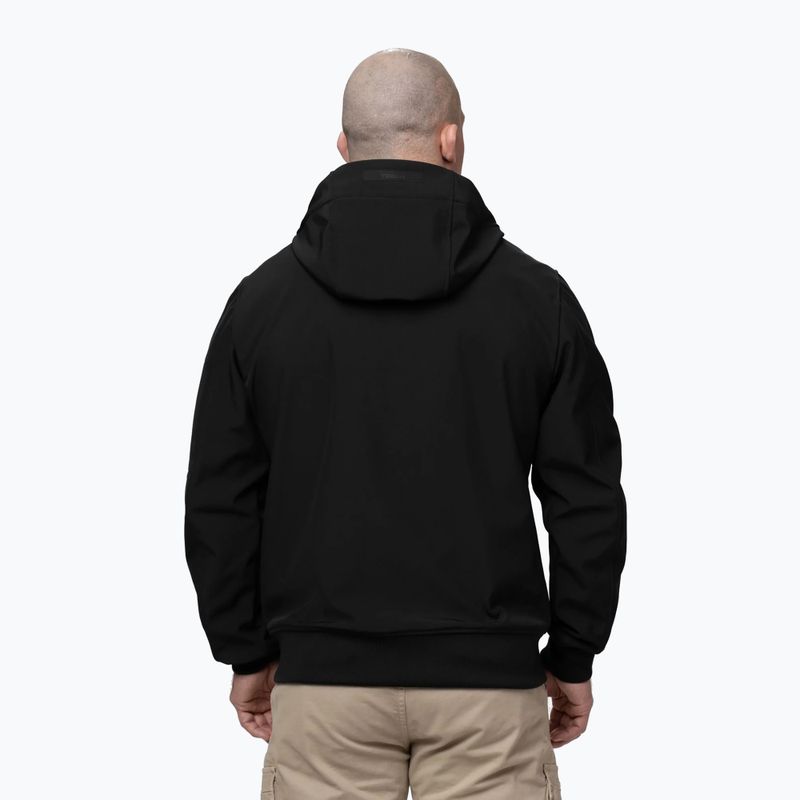 Férfi kabát Pitbull Roscoe Softshell black 3