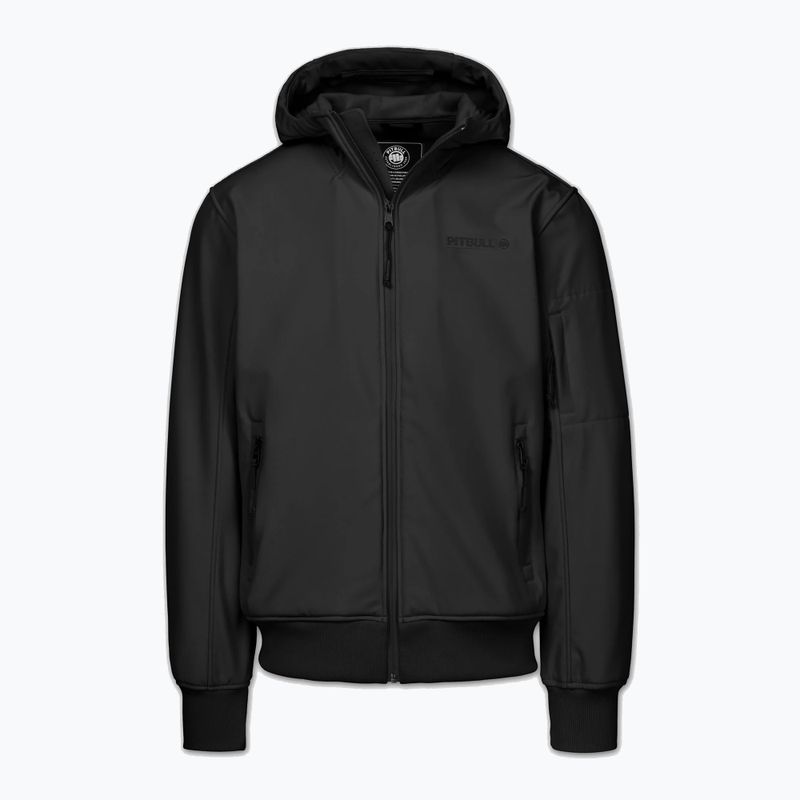 Férfi kabát Pitbull Roscoe Softshell black 5