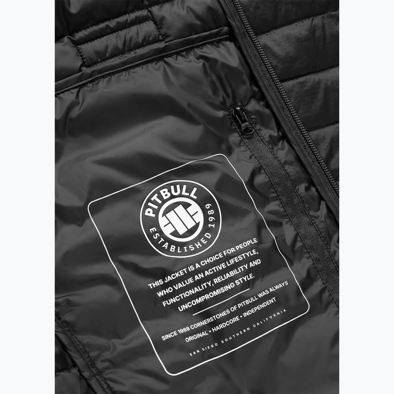 Férfi ujjatlan Pitbull Hofer Hybrid Padded Hooded black 10