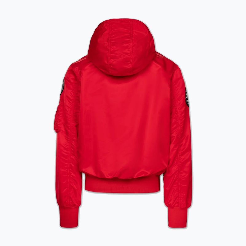 Férfi kabát Pitbull Aero Flight Hooded fluo/red 6