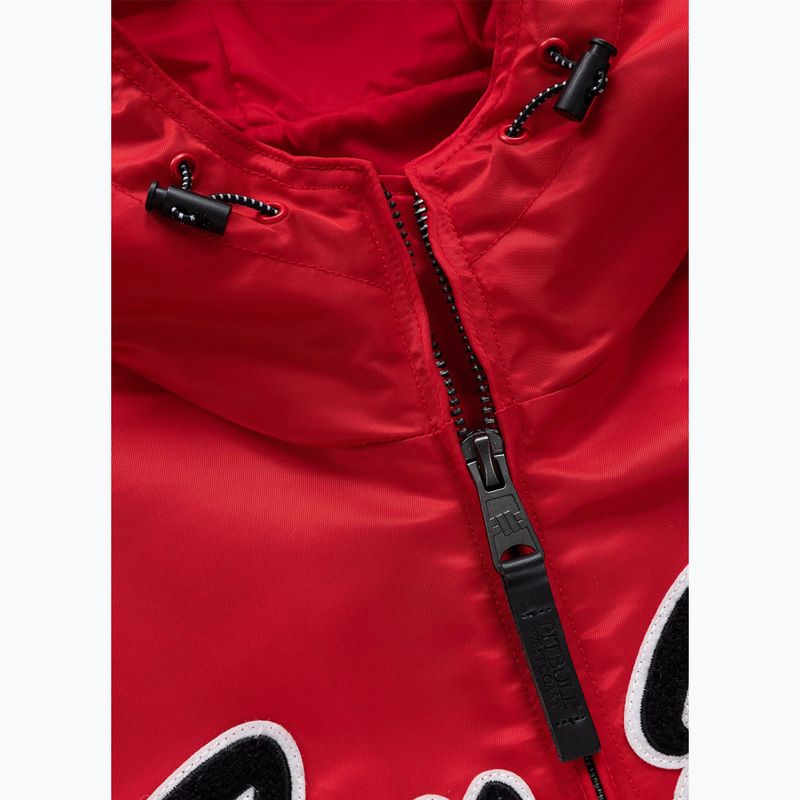 Férfi kabát Pitbull Aero Flight Hooded fluo/red 14