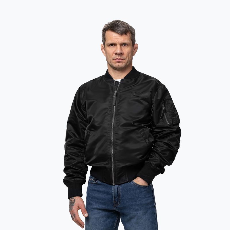Férfi kabát Pitbull Akron MA1 Flight black 4