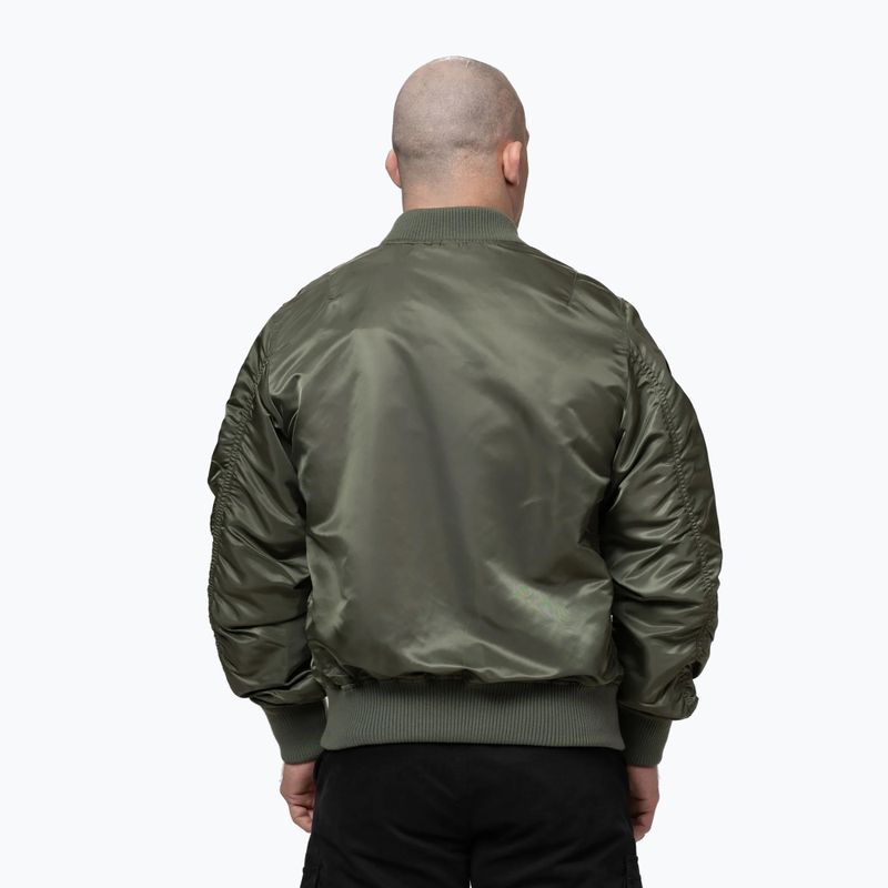 Férfi kabát Pitbull Akron MA1 Flight olive 3