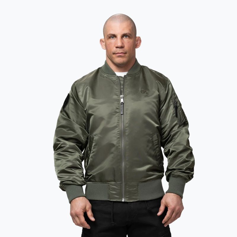 Férfi kabát Pitbull Akron MA1 Flight olive 5