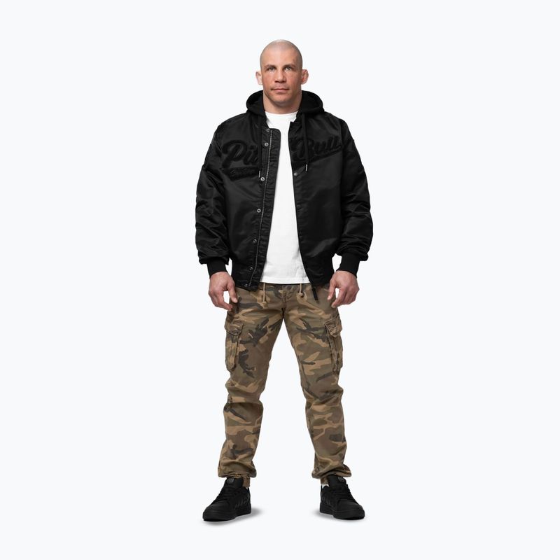 Férfi kabát Pitbull Mason San Diego Baseball Hooded black 2