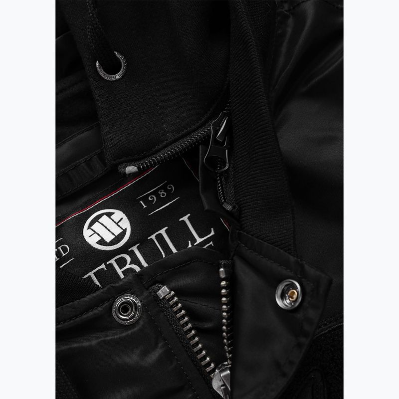 Férfi kabát Pitbull Mason San Diego Baseball Hooded black 9