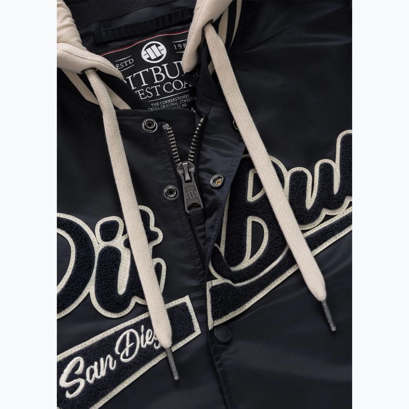 Férfi kabát Pitbull Mason San Diego Baseball Hooded dark navy/beige 6