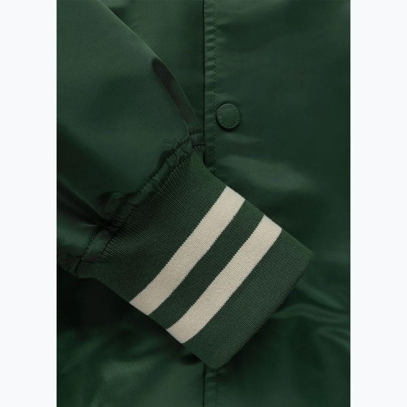 Férfi kabát Pitbull Mason San Diego Baseball Hooded bottle green/beige 10