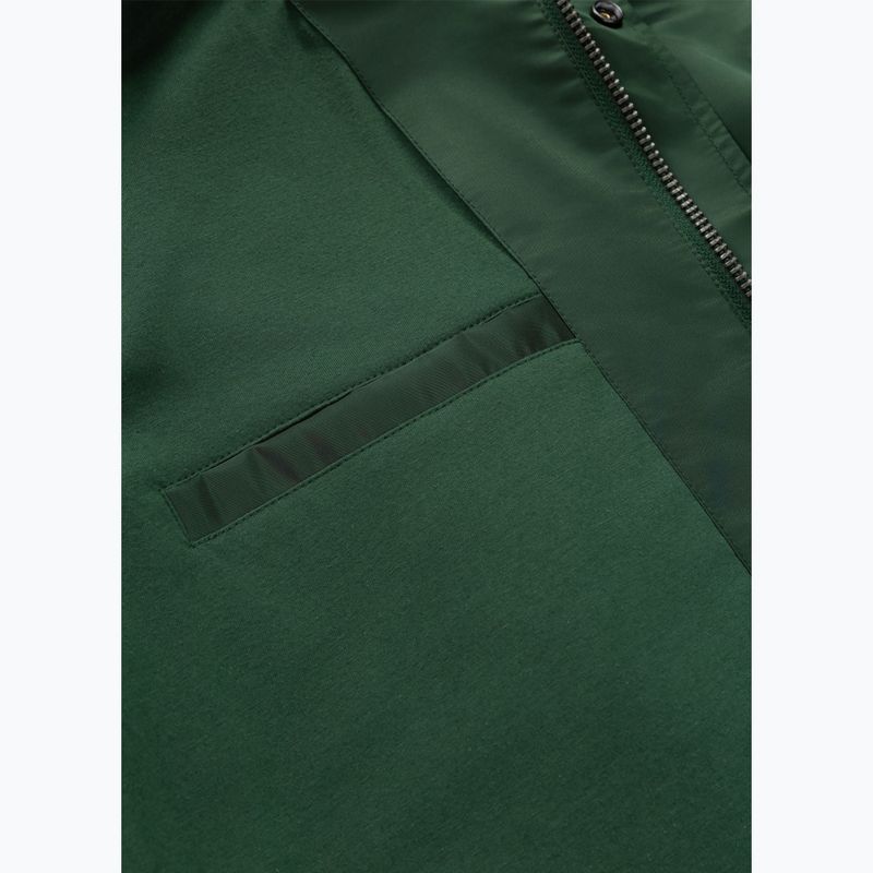 Férfi kabát Pitbull Mason San Diego Baseball Hooded bottle green/beige 13
