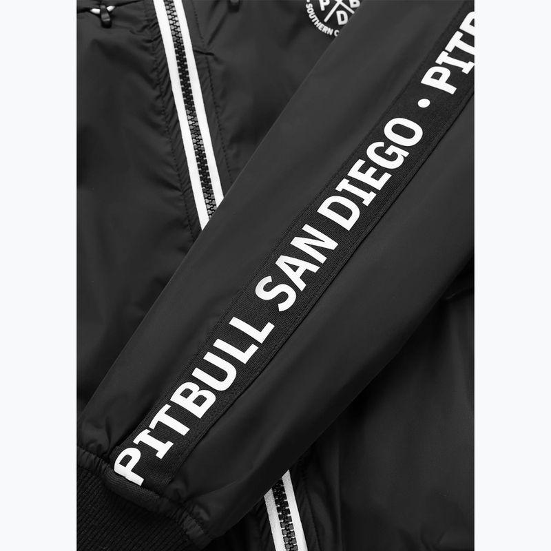 Női kabát Pitbull Aaricia Stripes Nylon Hooded black 8