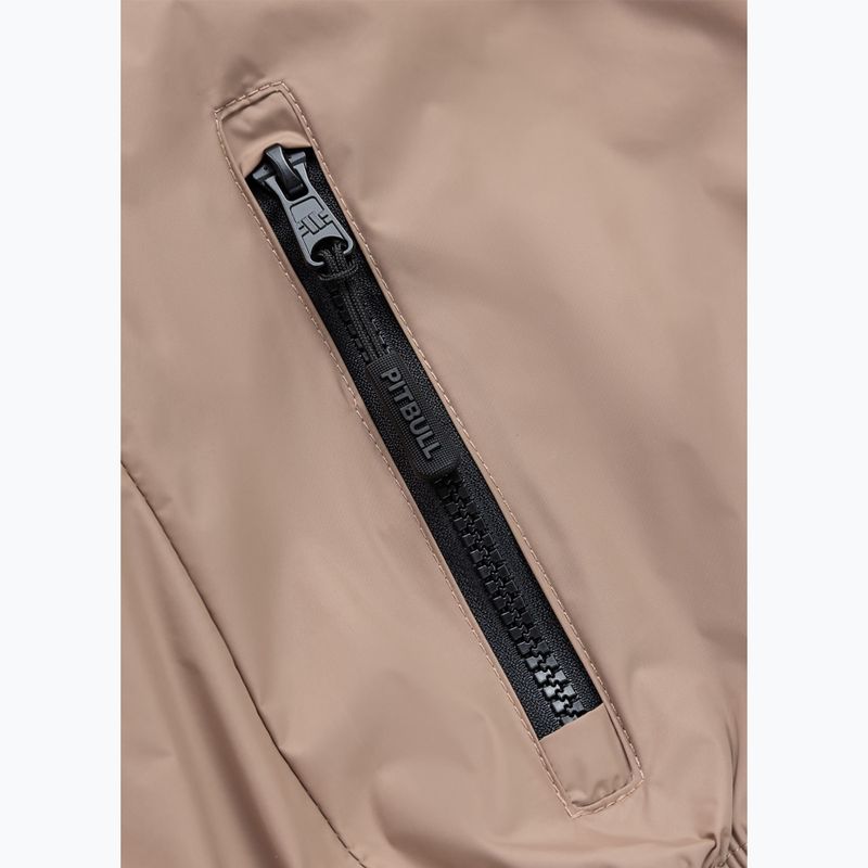 Női kabát Pitbull Aaricia Stripes Nylon Hooded dark sand 10