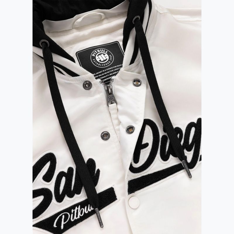 Női kabát Pitbull Angela San Diego Hooded Varsity off white 7