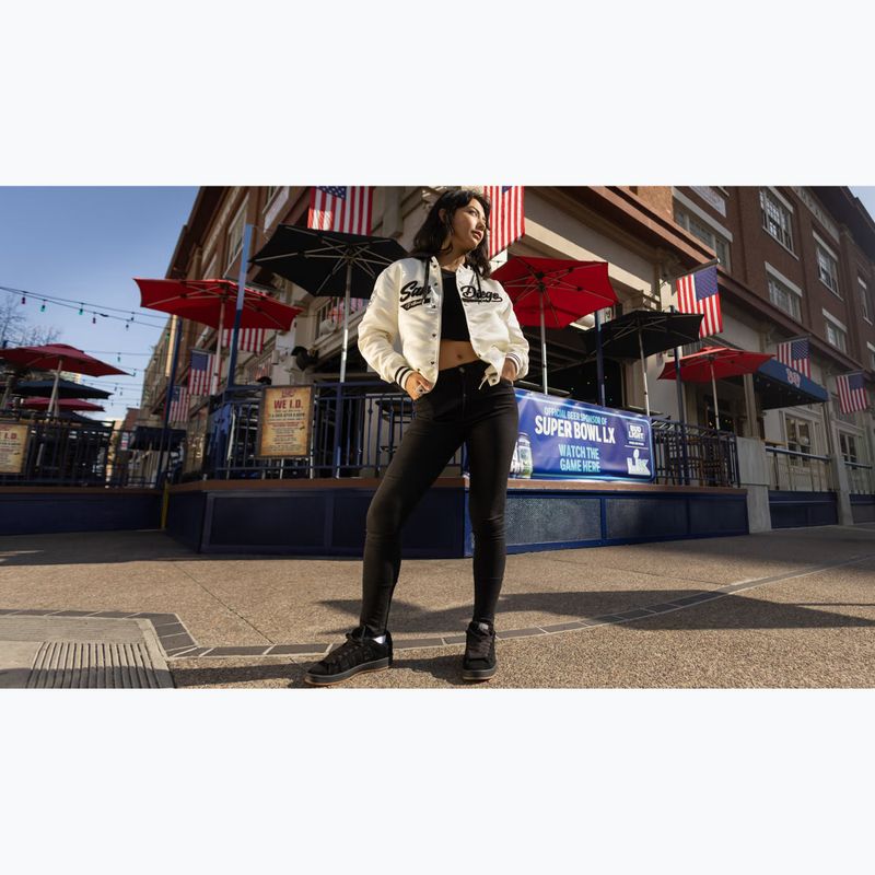 Női kabát Pitbull Angela San Diego Hooded Varsity off white 16