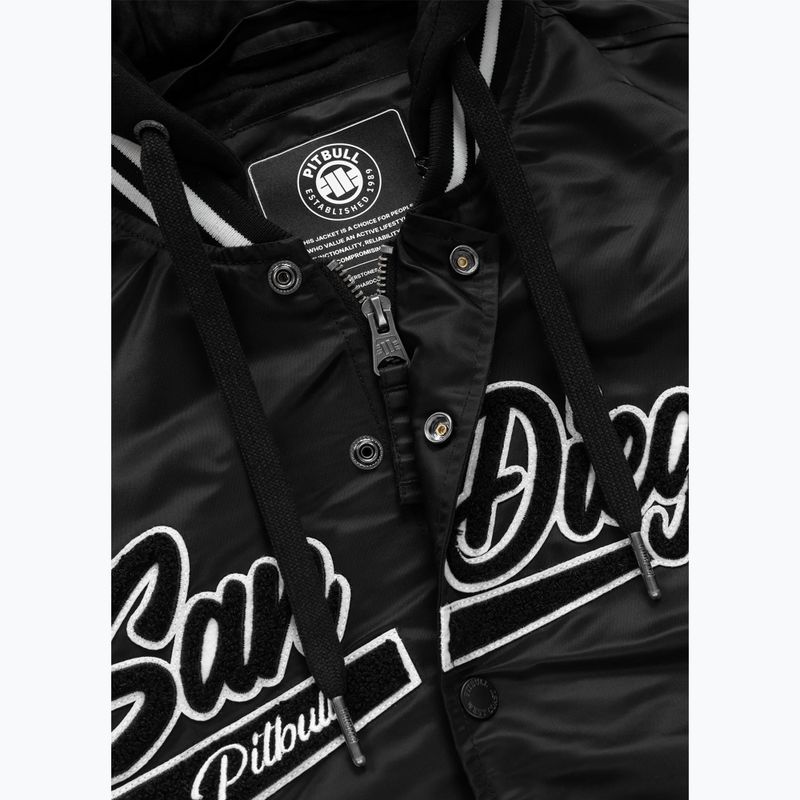 Női kabát Pitbull Angela San Diego Hooded Varsity black 8