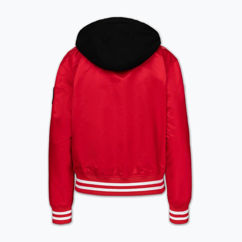 Női kabát Pitbull Angela San Diego Hooded Varsity fluo/red 7