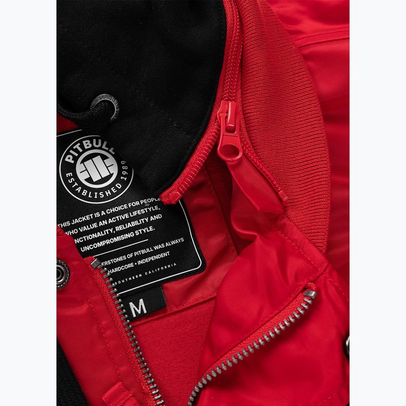 Női kabát Pitbull Angela San Diego Hooded Varsity fluo/red 13