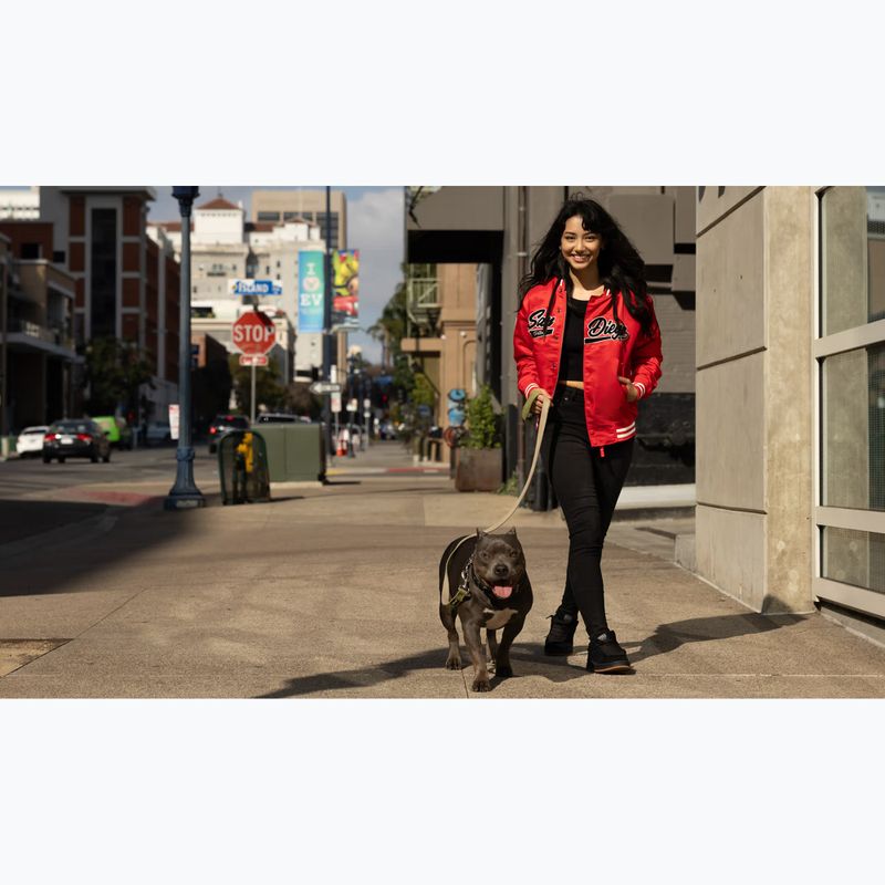 Női kabát Pitbull Angela San Diego Hooded Varsity fluo/red 17