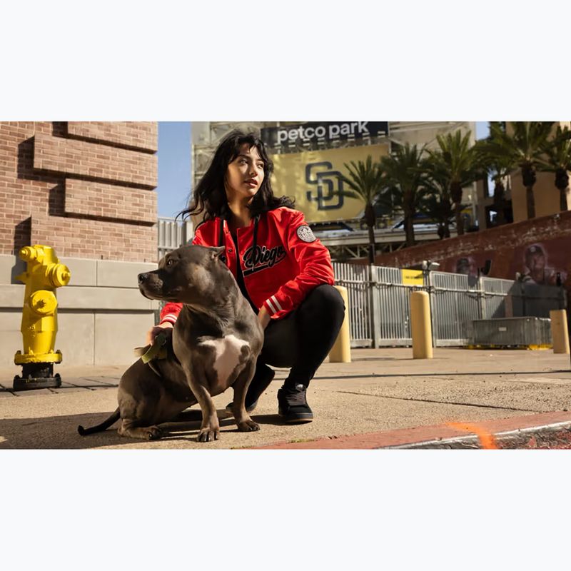 Női kabát Pitbull Angela San Diego Hooded Varsity fluo/red 19